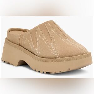 UGG NEW HEIGHTS CLOG SUNWAVE (MUSTARD SEED) SZ 8